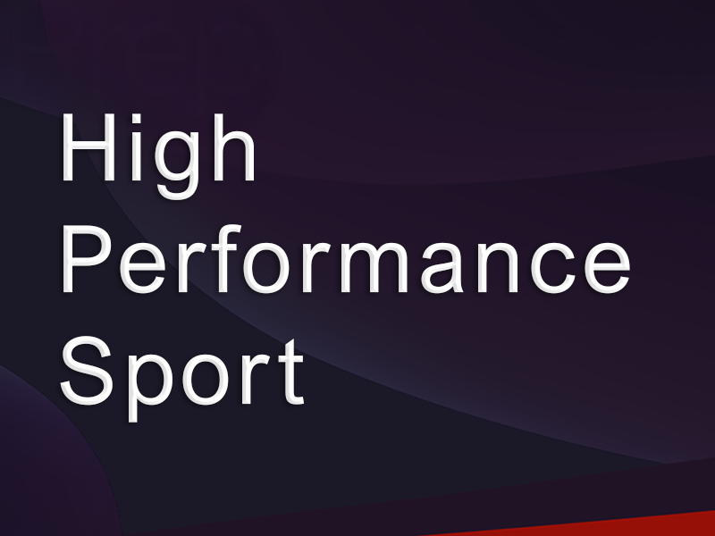 High performance sport